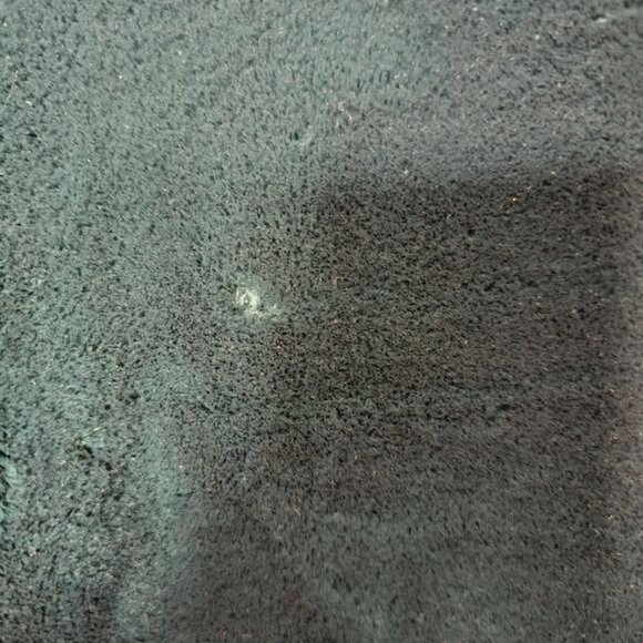 Monica Gray Vintage Green Faux Fur Coat Mid Length Jacket Extra Large - Picture 12 of 13